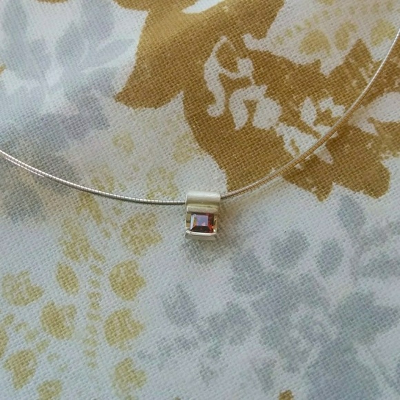 Garnet pendant necklace 📿 - Picture 2 of 3